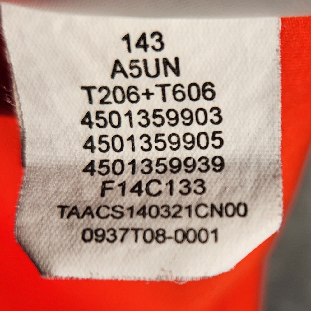 The North Face Pullover Mens XL A5UN Red 1/4 Zip Thumbhole Mesh Panel EUC - Picture 6 of 9
